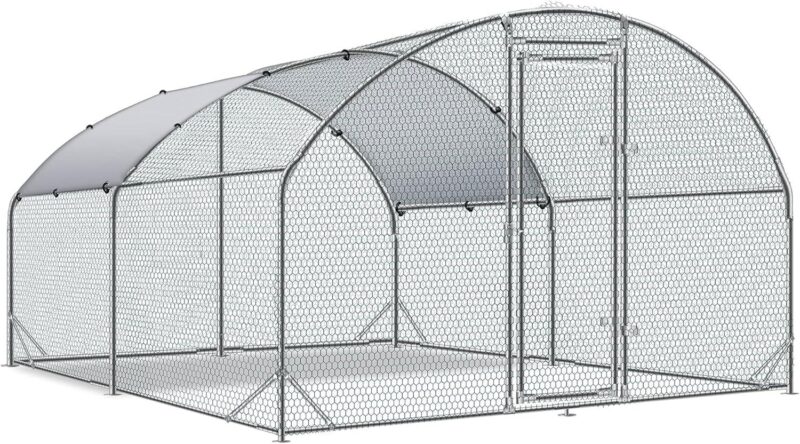 Our Take on the Sturdy Large Metal Chicken Coop with Waterproof Cover