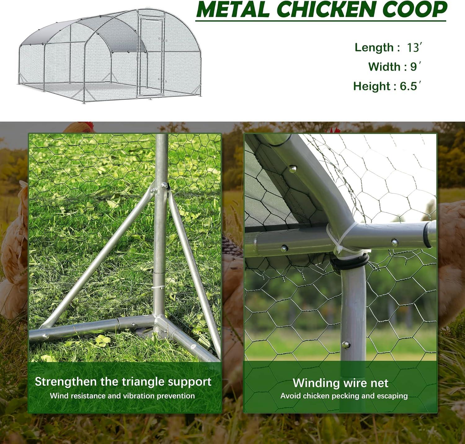Our Take on the Sturdy Large Metal Chicken Coop with Waterproof Cover