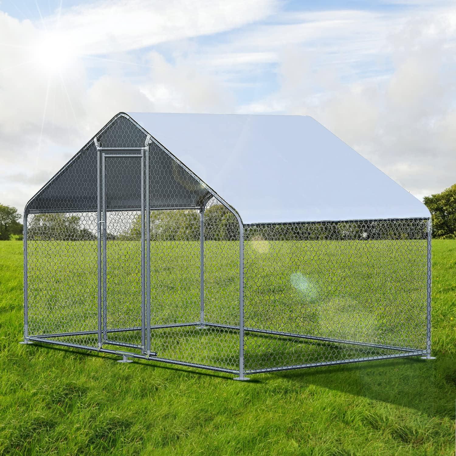 Our Thoughts on the Large ‍Metal Chicken Coop with Waterproof Cover