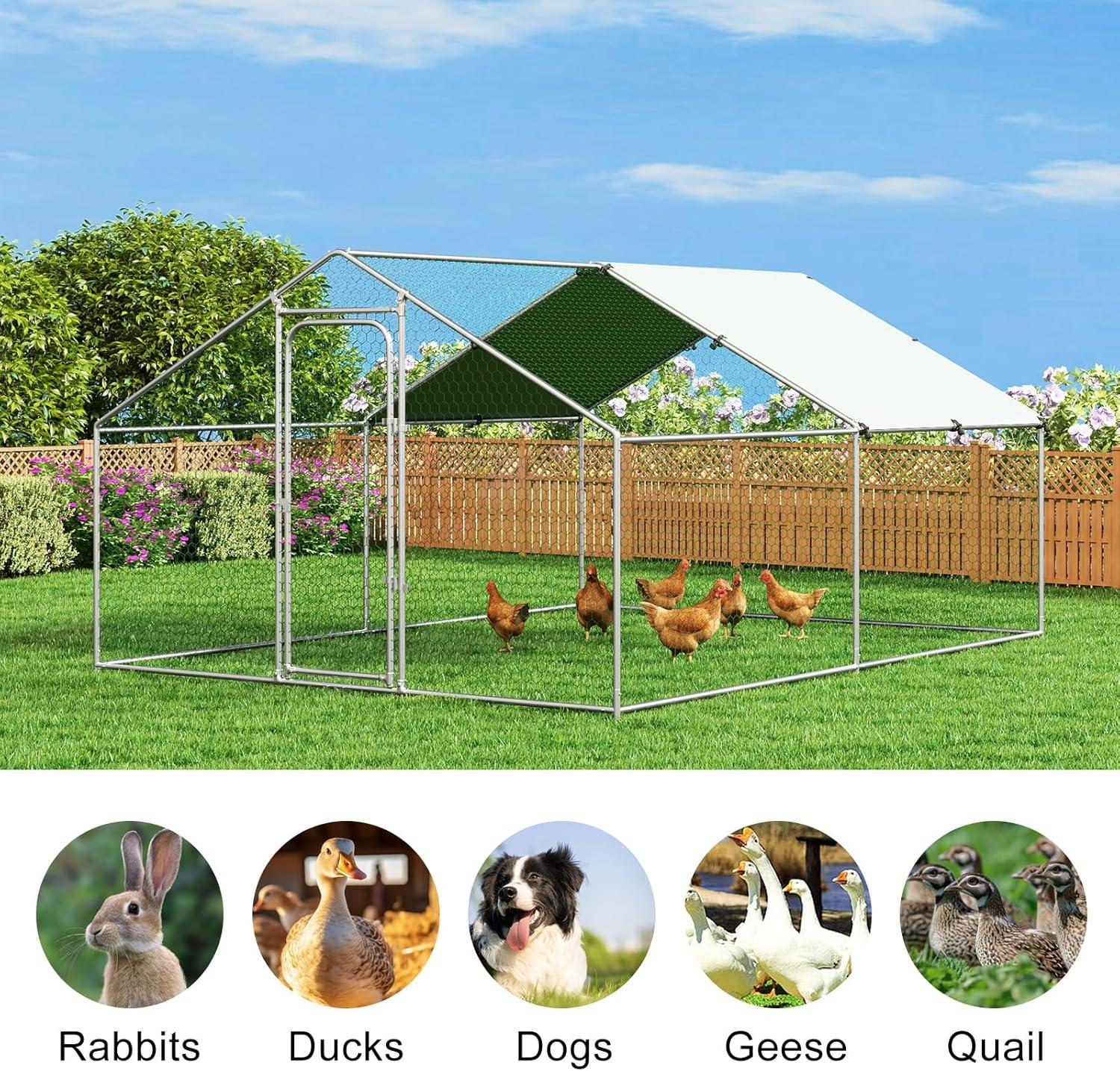 Our Honest Take on the Large⁢ Metal ‌Walk-In Chicken Coop ⁤Run