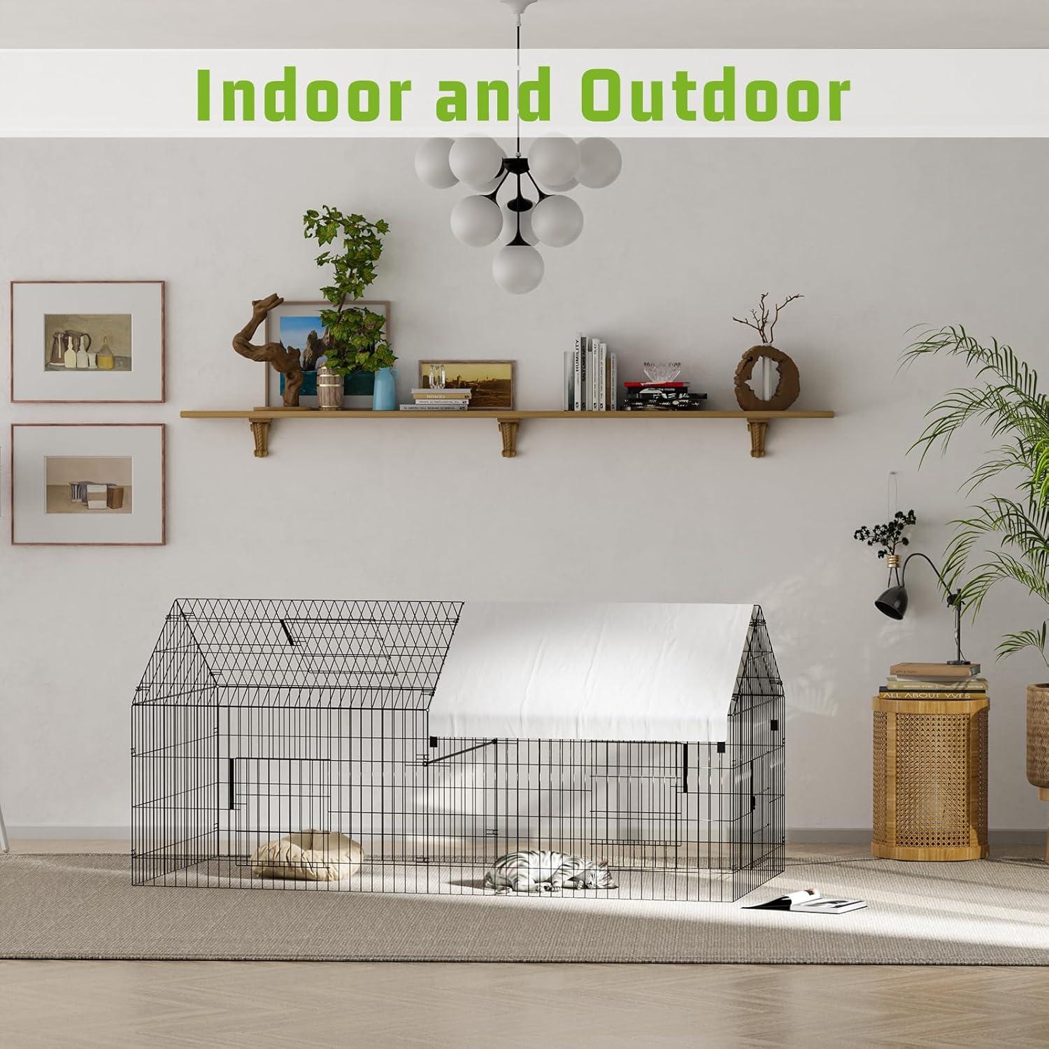 Our Take on the Spacious,⁣ Sturdy Metal Chicken Coop with Cover
