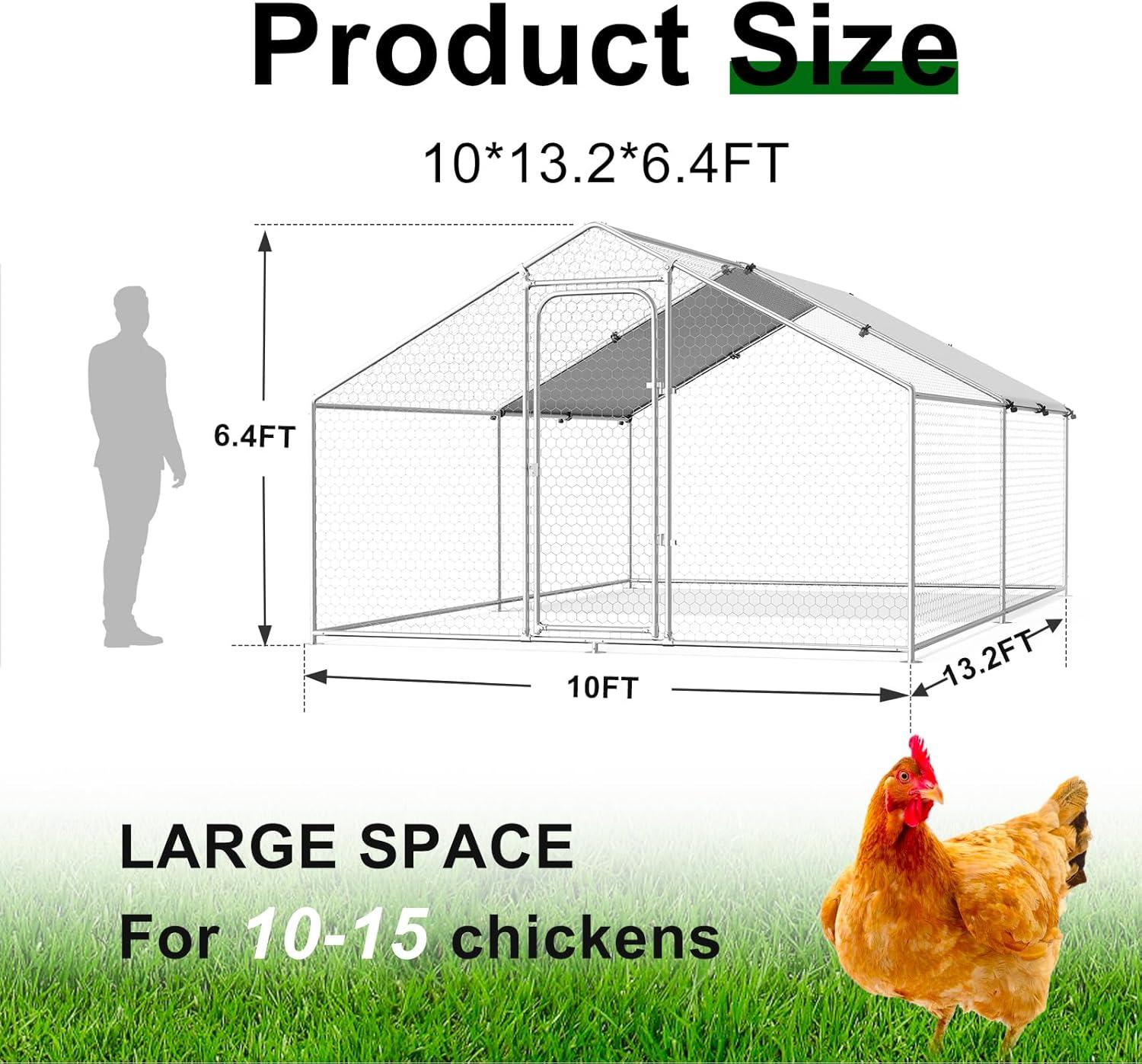 Our ​Honest Take on the Large metal Walk-In Chicken coop⁣ Run