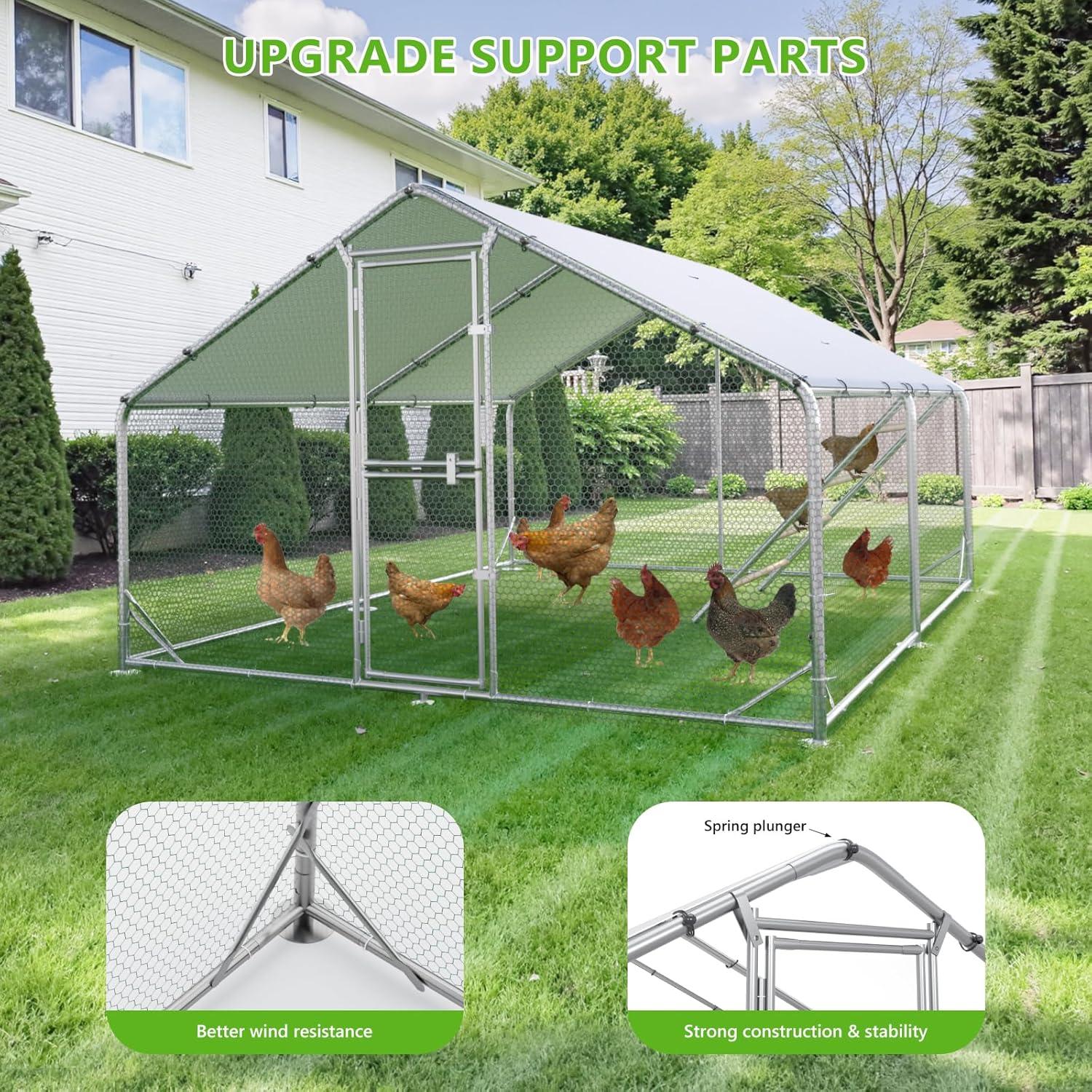 Our ⁤Honest Take on the large‌ Metal Chicken ⁣Coop ⁤with Feeding Door