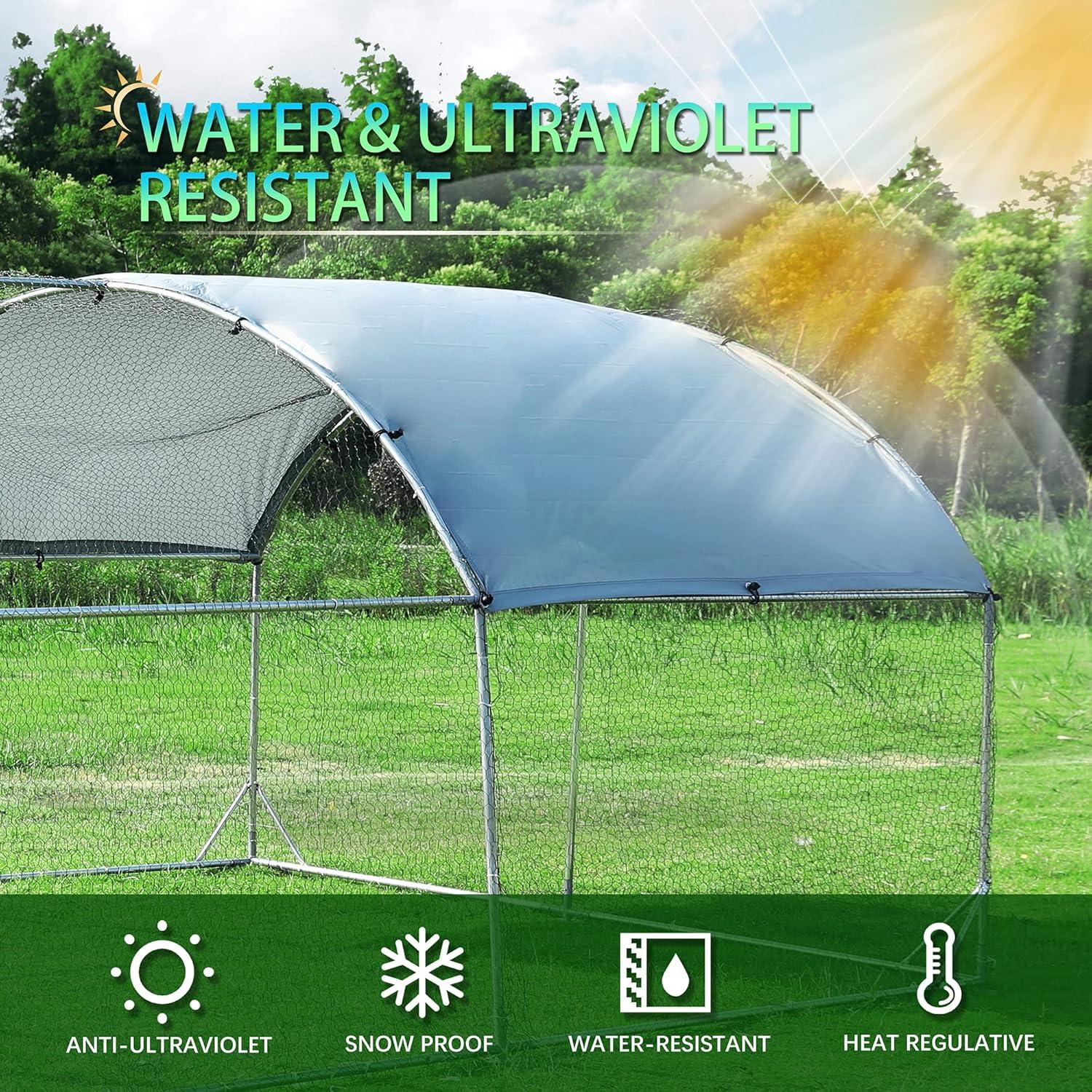 Our Take on the‌ Sturdy Large Metal Chicken Coop with Waterproof Cover